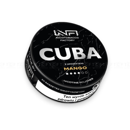 Woreczki Nikotynowe CUBA Black 20mg Mango -zdjęcie numer 1