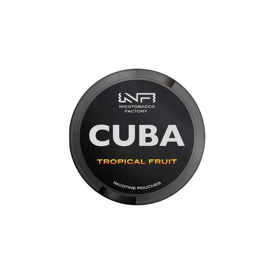 Woreczki Nikotynowe CUBA Black 20mg Tropical Fruit -zdjęcie numer 1