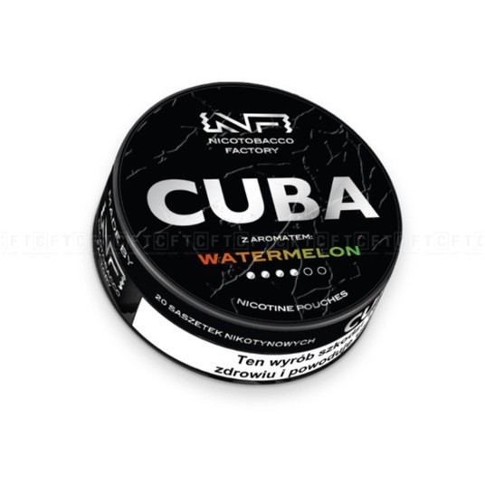 Woreczki Nikotynowe CUBA Black 20mg Watermelon -zdjęcie numer 1