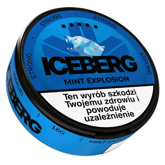 Woreczki Nikotynowe ICEBERG 20mg Mint Explosion -zdjęcie numer 1