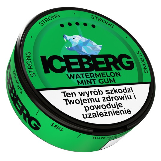 Woreczki Nikotynowe ICEBERG 20mg Watermel Mint Gum -zdjęcie numer 1