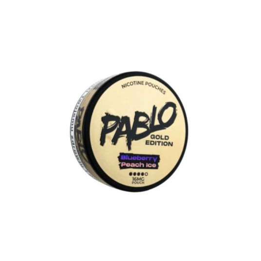 Woreczki Nikotynowe Pablo Gold 20mg Blue Peach Ice -zdjęcie numer 1