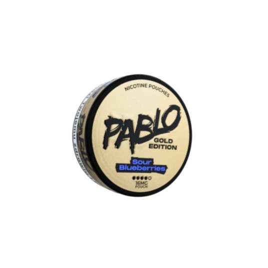 Woreczki Nikotynowe Pablo Gold 20mg Sour Blueberri -zdjęcie numer 1
