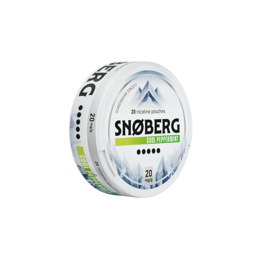 Woreczki Nikotynowe Snoberg 20mg Cool Peppermint -zdjęcie numer 1