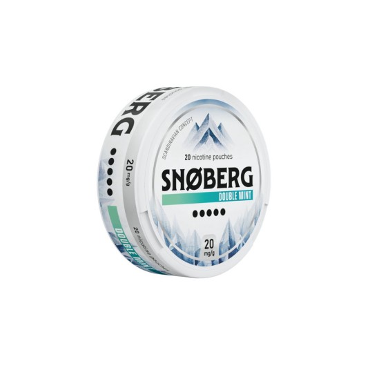 Woreczki Nikotynowe Snoberg 20mg Double Mint -zdjęcie numer 1
