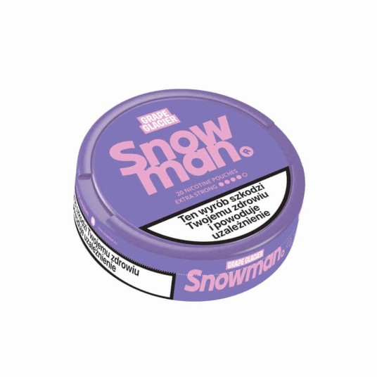 Woreczki Nikotynowe SNOWMAN 20mg Grape Glacier -zdjęcie numer 1
