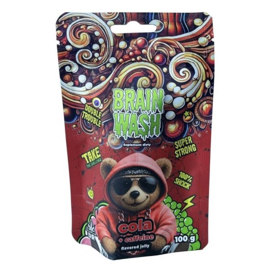 Żelki Konopne Brain Wash 100g Cola -zdjęcie numer 1