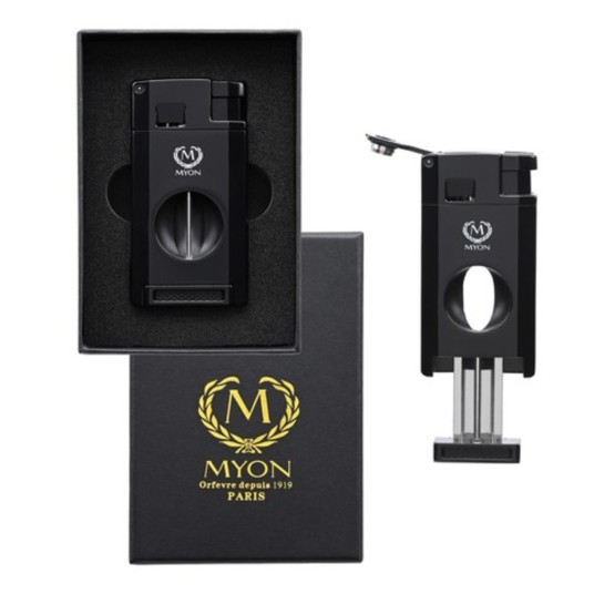Zestaw MY-Set Jet Lighter and Cutter Black 5/50 -zdjęcie numer 1