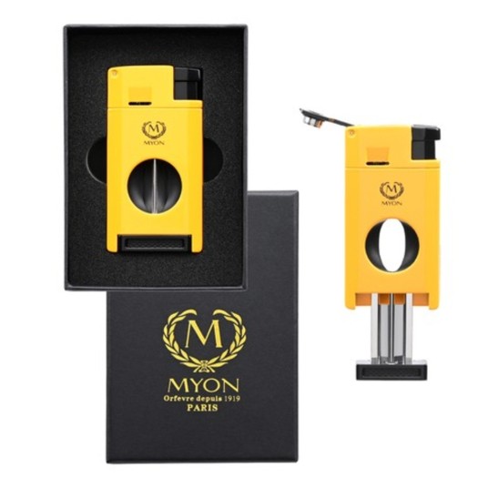 Zestaw MY-Set Jet Lighter and Cutter Yellow 5/50 -zdjęcie numer 1