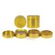 Młynek metalowy GOLD METAL 40mm 4 części -zdjęcie numer 1