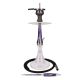 Shisha Amy Deluxe GALACTIC STEEL S Purple Clear -zdjęcie numer 1