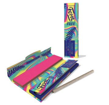 Bibułki FERN King Size Rainbow 14g + Filtry