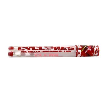 Bibułki przezroczyste CYCLONE Clear Cherry