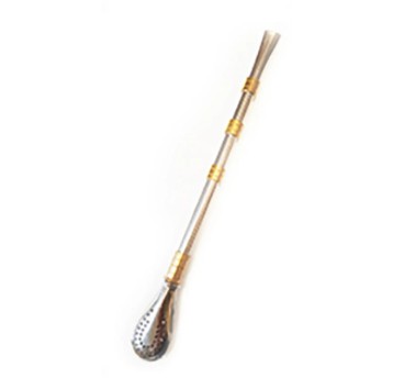 Bombilla metalowa Trzy Filtracje 19,5cm
