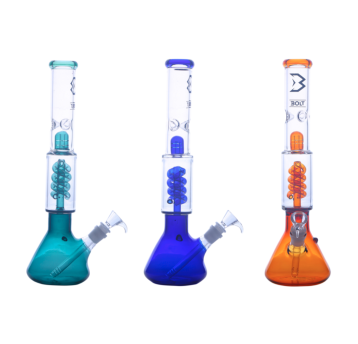 Bongo Szklane BOLT Double Snake 34cm