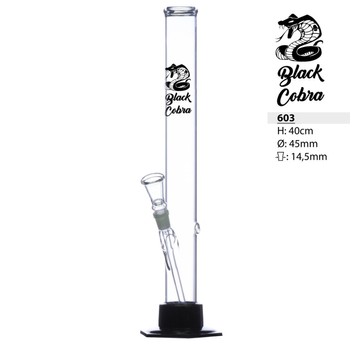 Bongo Szklane Bullet Black Cobra 40cm