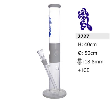 Bongo Szklane Bullet Groovy With Ice 40cm