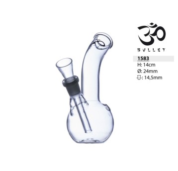 Bongo Szklane Bullet Kugel 14cm