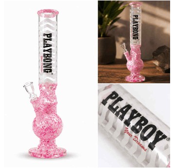 Bongo Szklane Bullet Playbong Pink 43cm