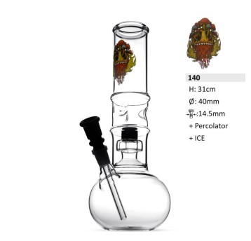 Bongo Szklane Bullet Skull With Ice 31cm