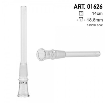 Cybuch szklany do bonga SG18.8mm L14 cm