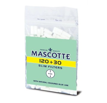 Filtry MASCOTTE Slim 6mm 150szt