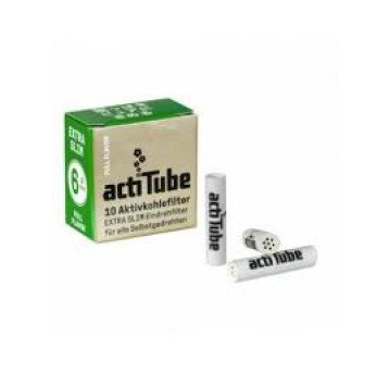 Filtry Węglowe ACTITUBE Extra Slim 6mm 10szt