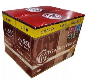 Gilzy Golden Filter 1100 sztuk