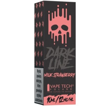 Liquid DARK LINE 10ml Milk Strawberry 12mg