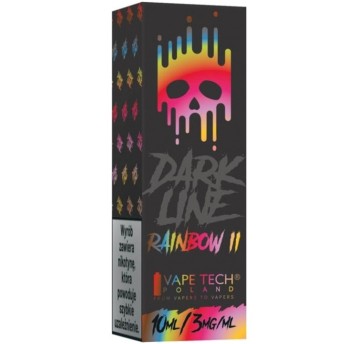 Liquid DARK LINE 10ml Rainbow II 3mg