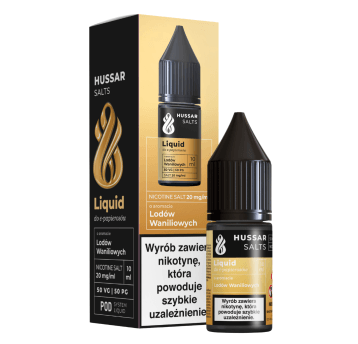 Liquid Hussar Salt 20mg 10ml Lody Waniliowe