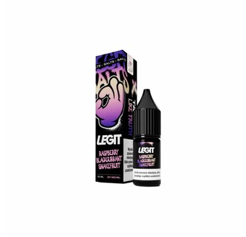 Liquid LEGIT Salt 10ml Rasp Blackcurrant Snakefrui