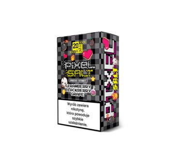 Liquid PIXEL SALT 10ml 20mg Straw Blackb Grap 2026