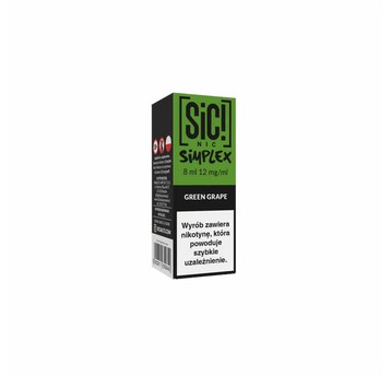 Liquid SIC! NIC 8ml Green Grape Ice 12mg