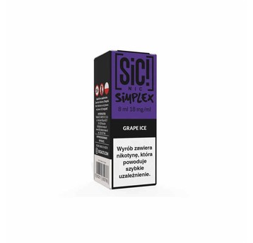 Liquid SIC! NIC 8ml Green Grape Ice 18mg