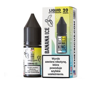 Liquid Sól Aroma King 10ml 20mg Banana Ice