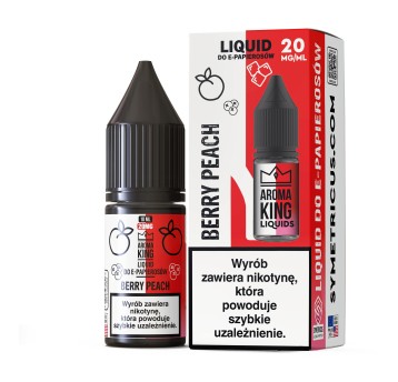 Liquid Sól Aroma King 10ml 20mg Berry Peach