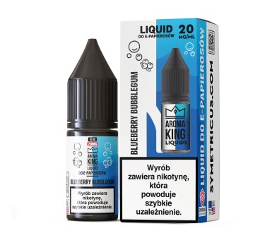 Liquid Sól Aroma King 10ml 20mg Blueberry Bubblegu
