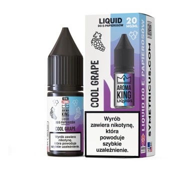 Liquid Sól Aroma King 10ml 20mg Cool Grape