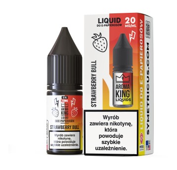 Liquid Sól Aroma King 10ml 20mg Strawberry Bull