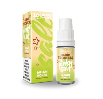 Liquid Sól Pinky Salt 10ml 20mg Melon Kokos