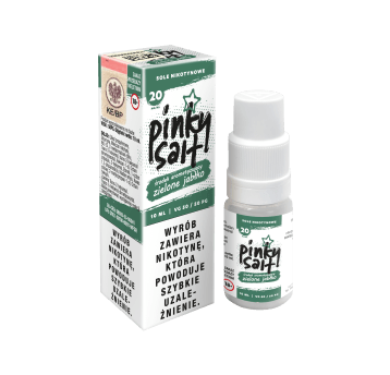 Liquid Sól Pinky Salt 10ml 20mg Zielone Jabłko