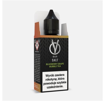 Liquid Sól Vbar 10ml 20mg Blueberr Grape Bubbl Tea