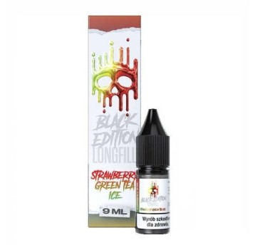 Longfill DARK LINE Black 9ml Straw Green Tea Ice