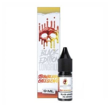 Longfill DARK LINE Black 9ml Strawberry Cheesecake