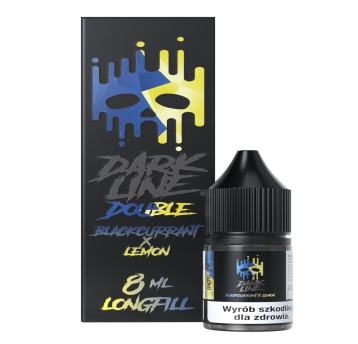 Longfill DARK LINE Double 8ml Blackcurrant Lemon