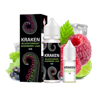 Longfill Kraken 9/10ml Blackcur Raspberry Lime Ice