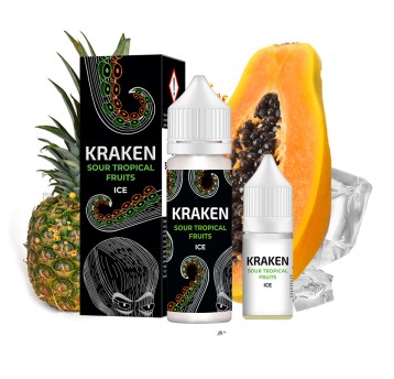 Longfill Kraken 9/10ml Sour Tropical Fruits Ice