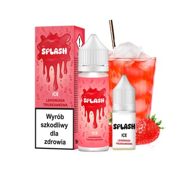 Longfill Splash 9/10ml Lemoniada Truskawkowa Ice