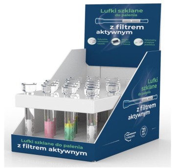 Lufka Szklana Z Filtrem Aktywnym Mix